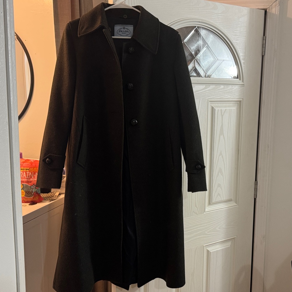 Prada Overcoat - Timeless Tailored Style